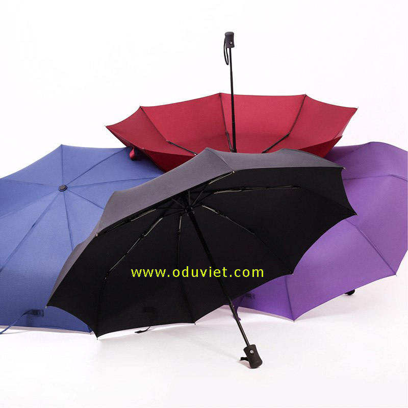 mẫu ô dù gấp 2 8 màu